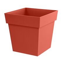 Pot Toscane carré 32x32x32cm rouge - EDA