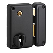 Boîtier de serrure applique verticale pour cylindre profilé à fouil 75x130mm droite - THIRARD