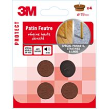 Patin feutre à clouer Ø19mm - 3M