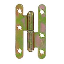 Paumelle de bâtiment 80x45mm droite
