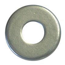 Rondelle plate large acier zingué Ø4 - sachet x96