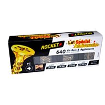 Assortiment vis bois pozi acier bichromaté x640 - ROCKET