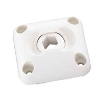 Guide à rotule plastique 6 pans Ø10mm blanc - VYNEX