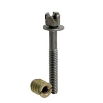 2 vis d'assemblage 7x60mm acier - VYNEX
