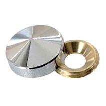 4 cache vis laiton chromé ∅12mm - VYNEX