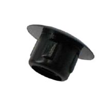 16 obturateurs plastique noir ∅4mm - VYNEX