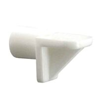 Taquet équerre plastique Ø7 blanc x12 - VYNEX