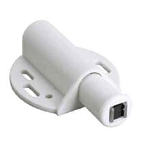 Loqueteau magnétique à cliquet plastique 32mm blanc 6kg - VYNEX