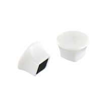 Punaise magnétique plastique diamètre 18x4 blanc - VYNEX