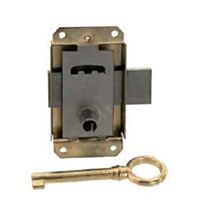 Serrure universelle à pattes 20mm acier laitonné - VYNEX