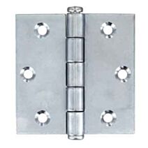 Charnière renforcée acier axe démontable 60x60mm - VYNEX