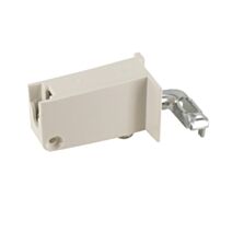 Attache réglable acier blanc élément 2 pièces - VYNEX