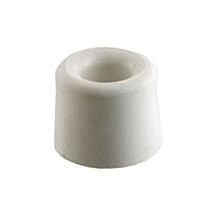 Butoir sol caoutchouc blanc à visser Ø30 H.18mm par 2 - VYNEX