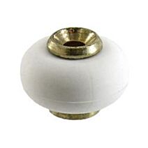 Butoir boule à visser acier laitonné Ø30mm H.22mm par 10 - VYNEX