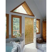 Rideau de porte bâtonnets 100x220cm naturel - MOREL