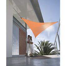 voile d'ombrage triangulaire 3.60 m gamme "serenity" - terra cotta - JARDILINE