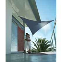 Voile d'ombrage triangulaire serenity  3.60m - ardoise - JARDILINE