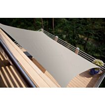 Voile d'ombrage carrée serenity 3.60 m - taupe - JARDILINE