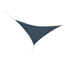 Voile d'ombrage triangulaire 3 M de côté First ardoise JARDILINE 