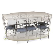 JARDILINE  - COVER AIR - Housse table rectangulaire  + chaises 8-10 personnes