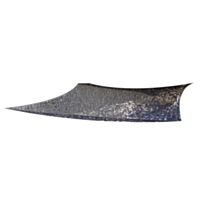 Filet d'ombrage 3x2m ardoise/blanc JARDILINE