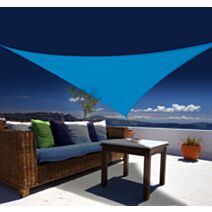Voile d'ombrage triangulaire 3,60 M de côté Austral bleu azur - JARDILINE 