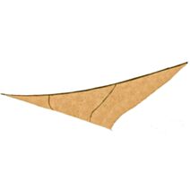 Voile d'ombrage naturel jute