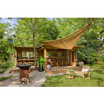 Ombrière triangulaire Naturelle Coco 3,5m de cà´té - JARDILINE
