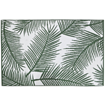 Tapis extérieur Palmera 120x180cm réversible vert/blanc - JARDILINE