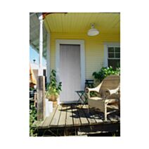 rideau de porte en bambous - e 103 gris taupe - MOREL