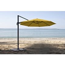 Parasol déporté rond Tobago Éco mangue Ø3m - JARDILINE