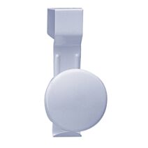Porte-peignoir Clipsable 1 Tête ∅65mm Blanc - GODONNIER