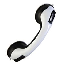 Barre à ventouse 30cm blanc/noir
