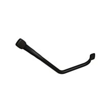 Barre d'Appui Coudee 135° Mana Acier Noir Mat 33x33cm