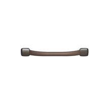 Barre Droite d'Appui Mana Acier Taupe 42,50cm