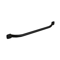 Barre Droite d'Appui Mana Acier Noir Mat 70cm