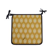 Galette de chaise Calisson 39x39x2cm Curcuma