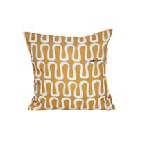 Coussin déco 40 x 40 cm Électro Cumin - JARDIN PRIVE