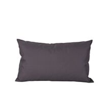 Coussin déco déhoussable Monte Carlo 50 x 30 cm ardoise - JARDIN PRIVE