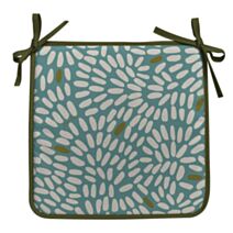 Galette de chaise ext. Eclat Emeraude 39x39cm