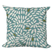 Coussin déco extérieur Eclat Emeraude 40x40cm