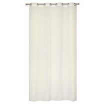 Voilage œillets étamine fils coupés ivoire 140x240cm - DYLREV