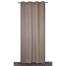 Rideau occultant uni 140x240cm taupe - DYLREV