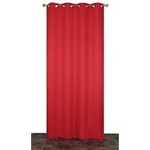 Rideau occultant uni 140x240cm rouge - DYLREV