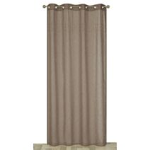 Rideau prêt à poser 140 x 240 cm coloris taupe - DYLREV