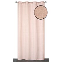 Rideau œillets lourd jacquard rouge 140x240cm - DYLREV