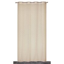 Voilage œillets étamine fils coupés lin 140x240cm - DYLREV