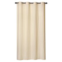 Rideau coton polyester 140x240cm Ecru