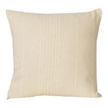 Coussin 70% coton 40x40cm déhoussable Ecru