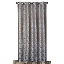 Rideau occultant fantaisie gris 140x240cm